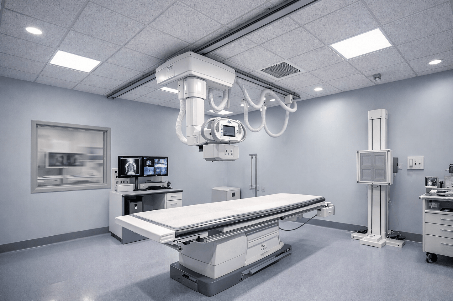 Lead Lined T - Bar Ceiling - Lead Glass Pro